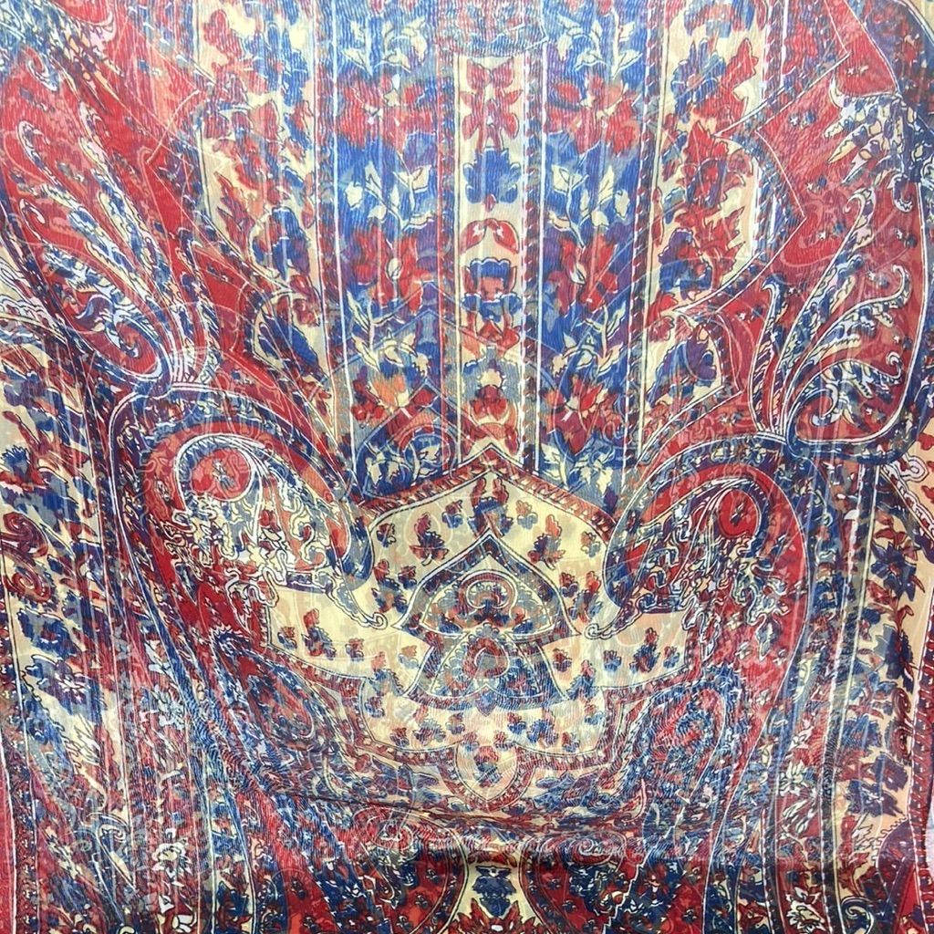 Red  Blue Paisley Add A Splash Of Color To Your Wardrobe